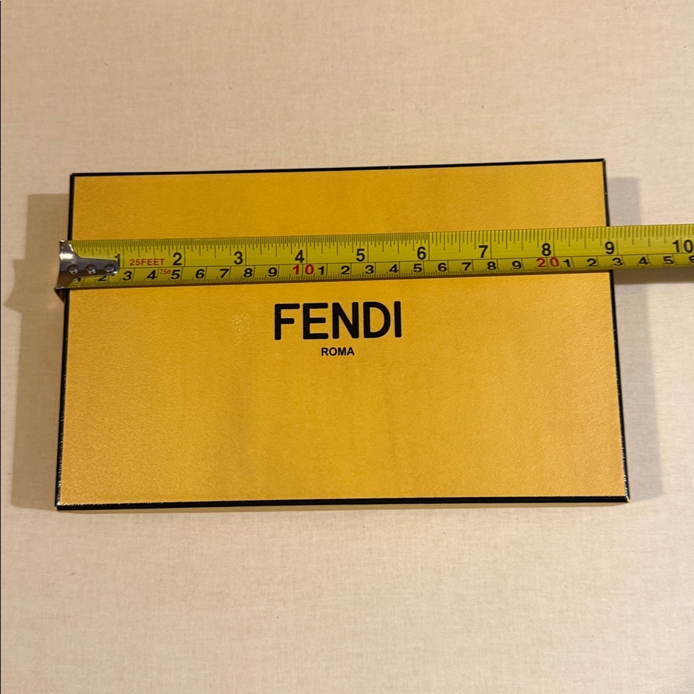 Fendi Yellow Storage Box - Picture 7 of 9